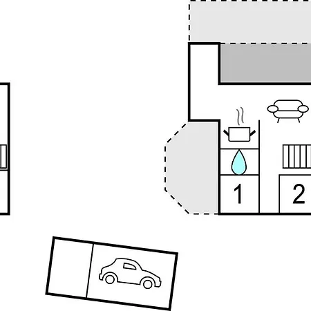 Hébergement de vacances 3 Bedroom Cozy In *